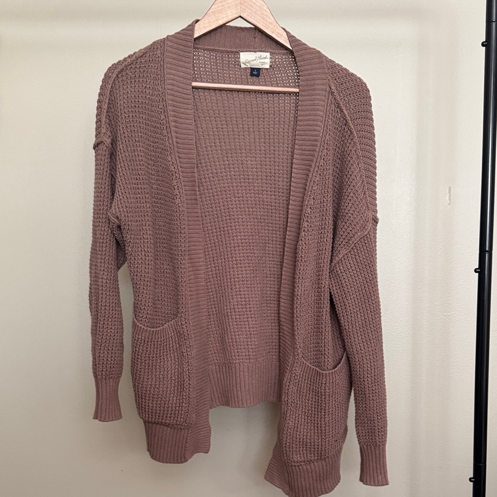 Universal Thread Mauve Knit Cardigan